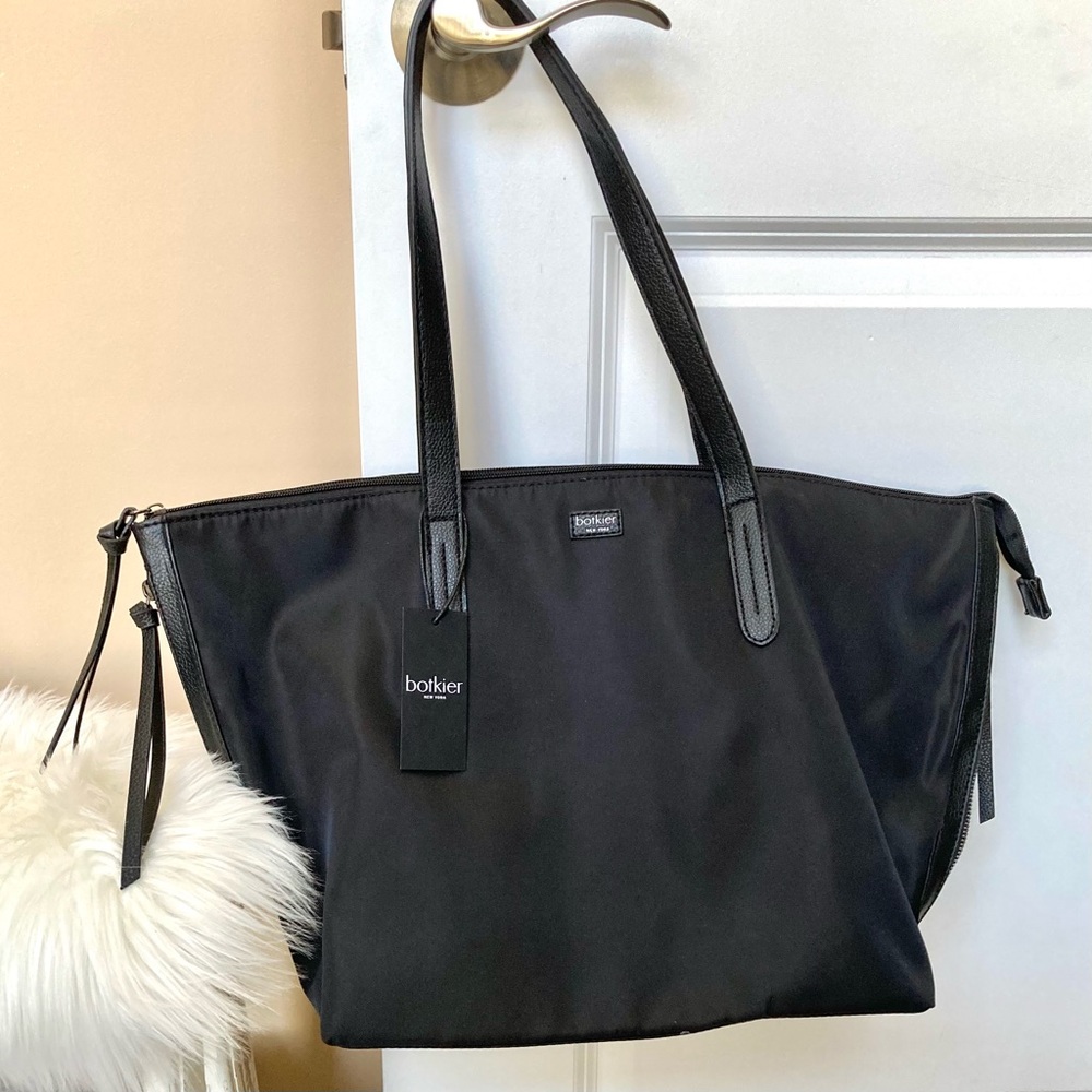 Botkier Black Nylon Tote Bag